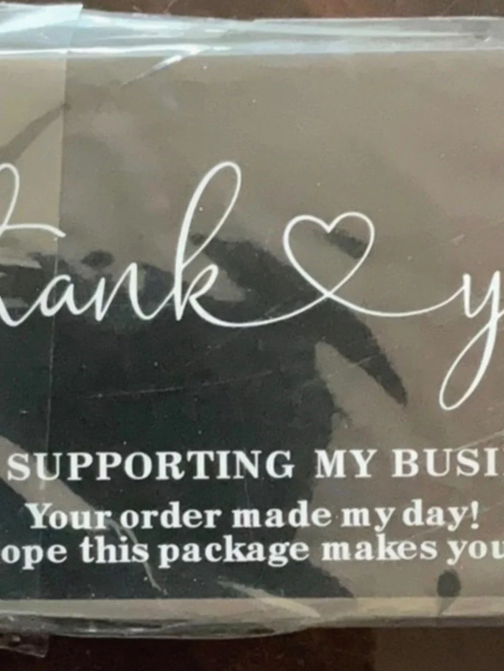Thank you business cards set of 50